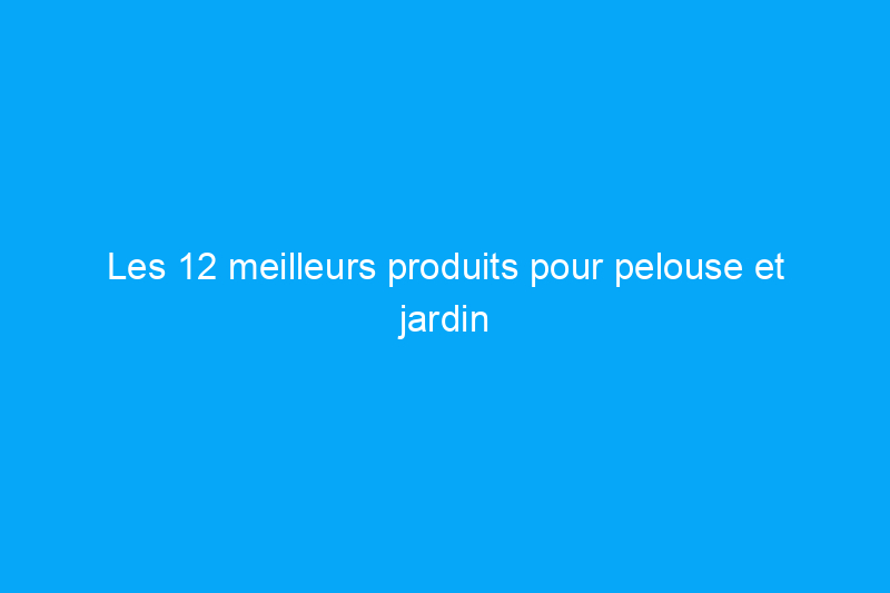 Les 12 meilleurs produits pour pelouse et jardin de 2023, selon nos tests