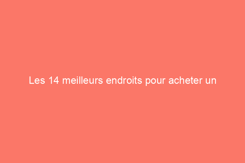 Les 14 meilleurs endroits pour acheter un meuble-lavabo de salle de bain en 2024