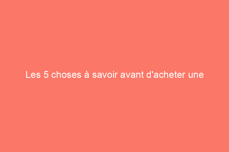 Les 5 choses à savoir avant d'acheter une tondeuse à batterie