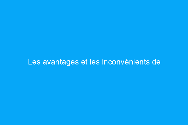 Les avantages et les inconvénients de l'acier inoxydable noir