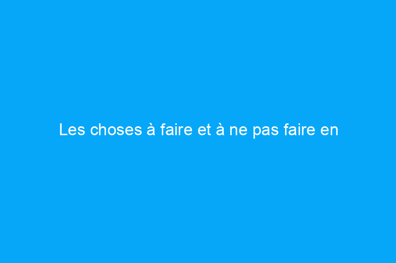 Les choses à faire et à ne pas faire en matière d'aménagement paysager autour des arbres