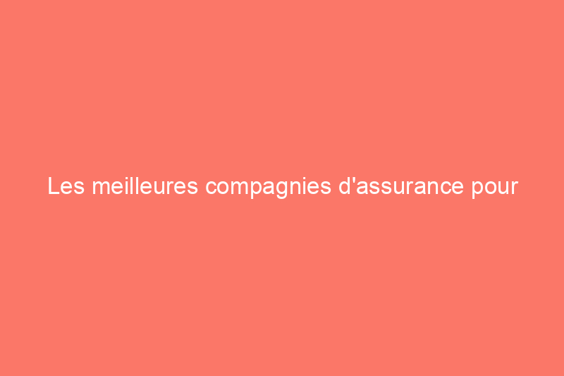 Les meilleures compagnies d'assurance pour les biens locatifs en 2024