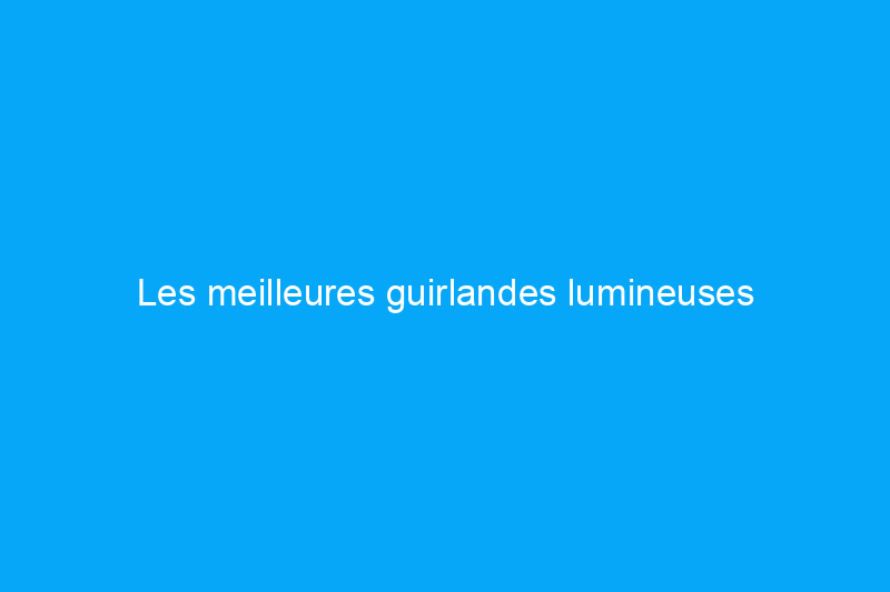 Les meilleures guirlandes lumineuses d'extérieur de 2024 pour illuminer la nuit, testées