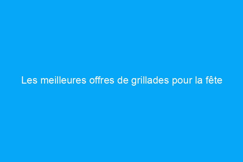 Les meilleures offres de grillades pour la fête du Travail en 2023