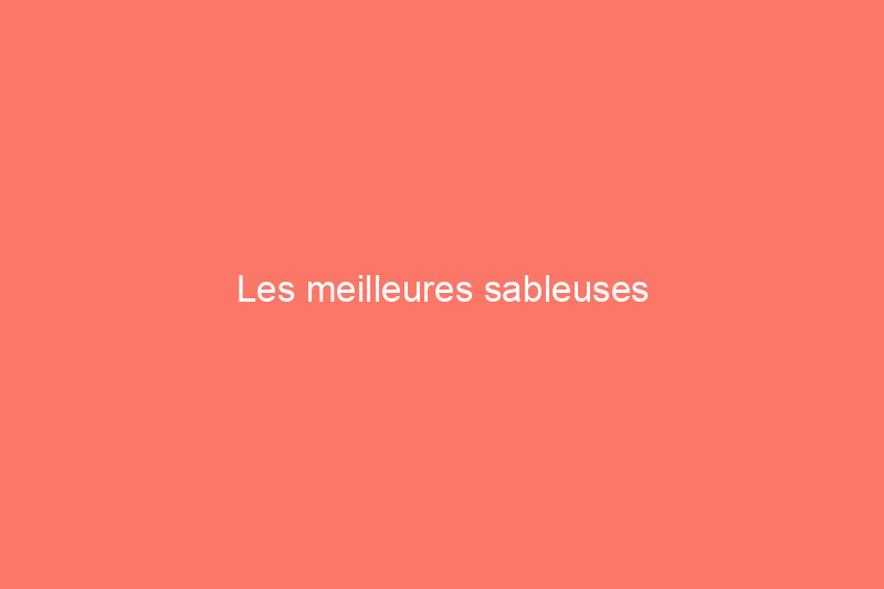 Les meilleures sableuses