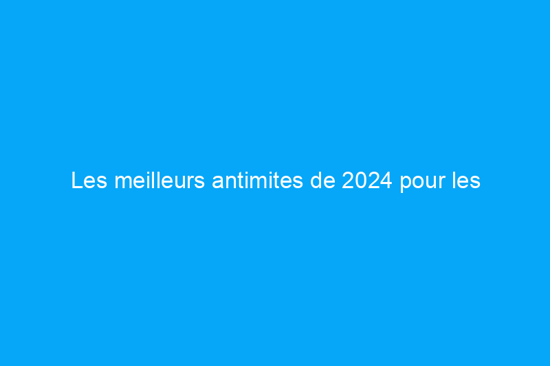 Les meilleurs antimites de 2024 pour les vêtements, les meubles et plus encore