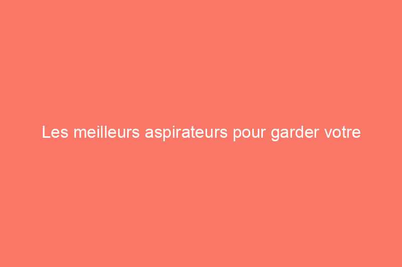 Les meilleurs aspirateurs pour garder votre appartement propre et bien rangé, testés