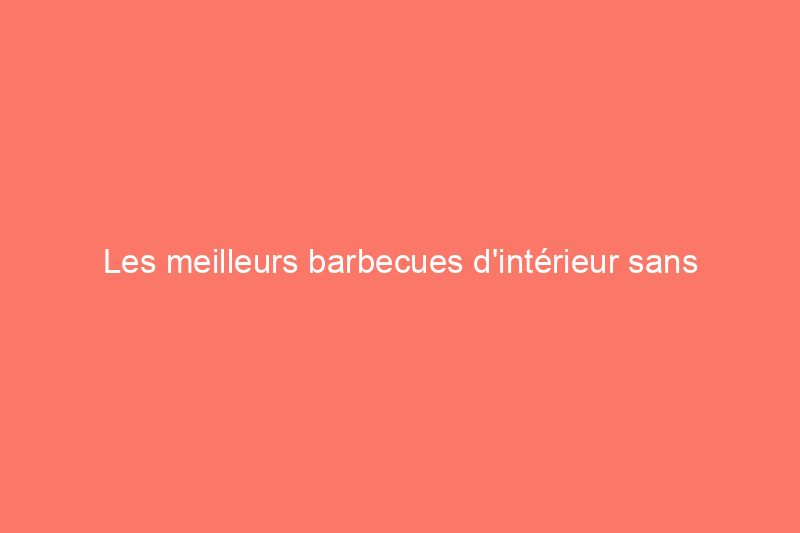 Les meilleurs barbecues d'intérieur sans fumée, testés