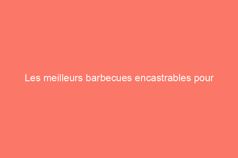 Les meilleurs barbecues encastrables pour barbecues dans le jardin en 2024 