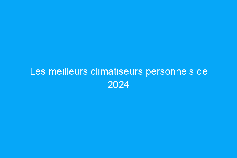 Les meilleurs climatiseurs personnels de 2024 pour vaincre la chaleur estivale