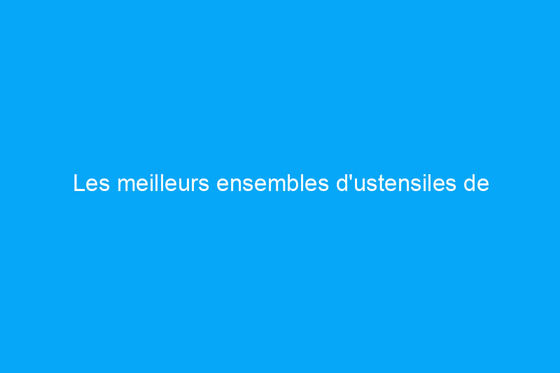 Les meilleurs ensembles d'ustensiles de barbecue de 2024 pour les meilleurs barbecues