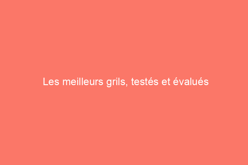 Les meilleurs grils, testés et évalués