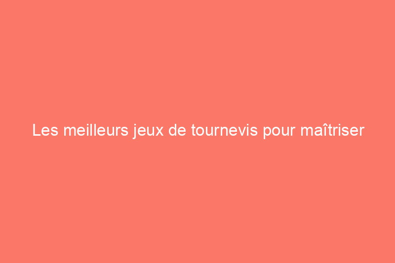 Les meilleurs jeux de tournevis pour maîtriser chaque réparation avec précision