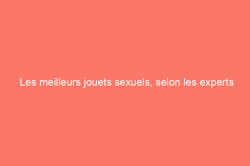 Les meilleurs jouets sexuels, selon les experts