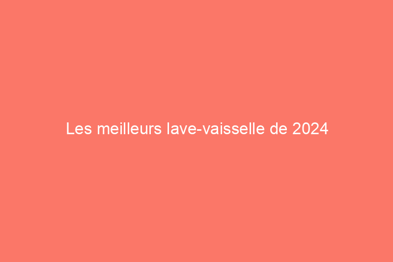 Les meilleurs lave-vaisselle de 2024