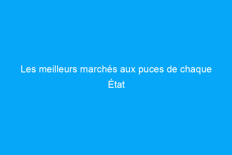 Les meilleurs marchés aux puces de chaque État