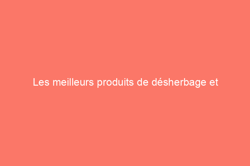 Les meilleurs produits de désherbage et d'engrais de 2024 pour moins de mauvaises herbes et une herbe plus verte, testés