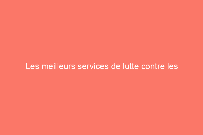 Les meilleurs services de lutte contre les moustiques en Amérique