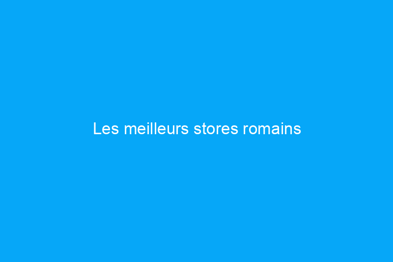 Les meilleurs stores romains