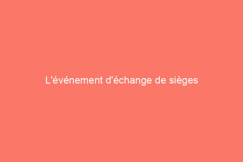 L'événement d'échange de sièges d'auto de Target est de retour, pour que vous puissiez économiser et recycler