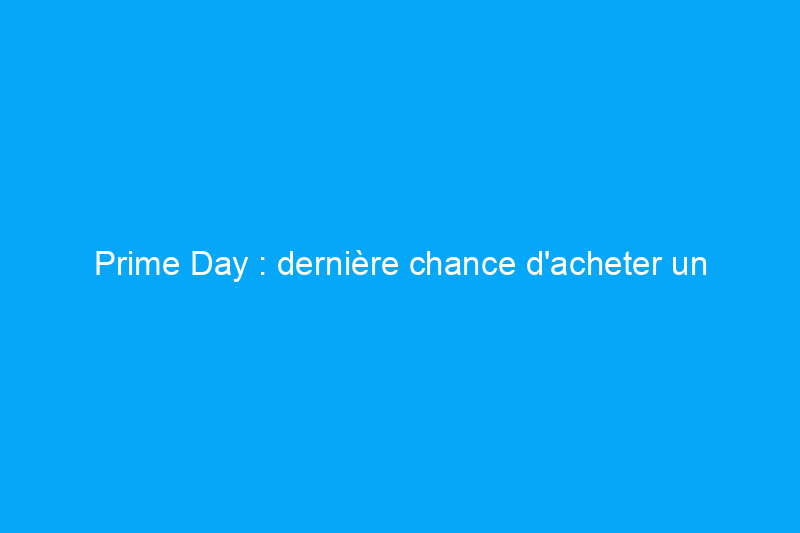 Prime Day : dernière chance d'acheter un fumoir Traeger pour moins de 1 TP4T400