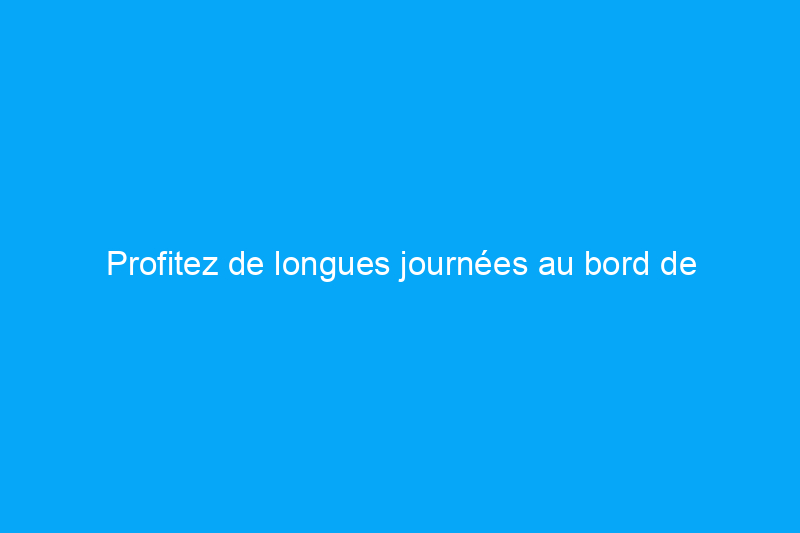 Profitez de longues journées au bord de l'eau avec le meilleur auvent de plage de 2024