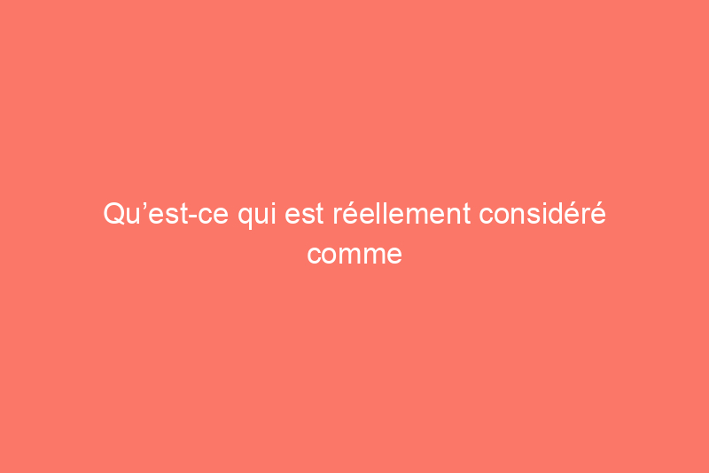 Qu’est-ce qui est réellement considéré comme de l’architecture moderne ?