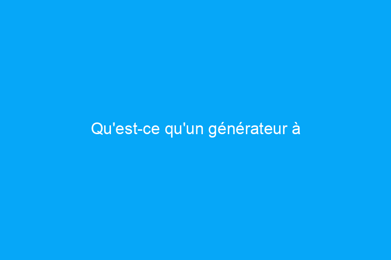 Qu'est-ce qu'un générateur à onduleur ? Voici les faits