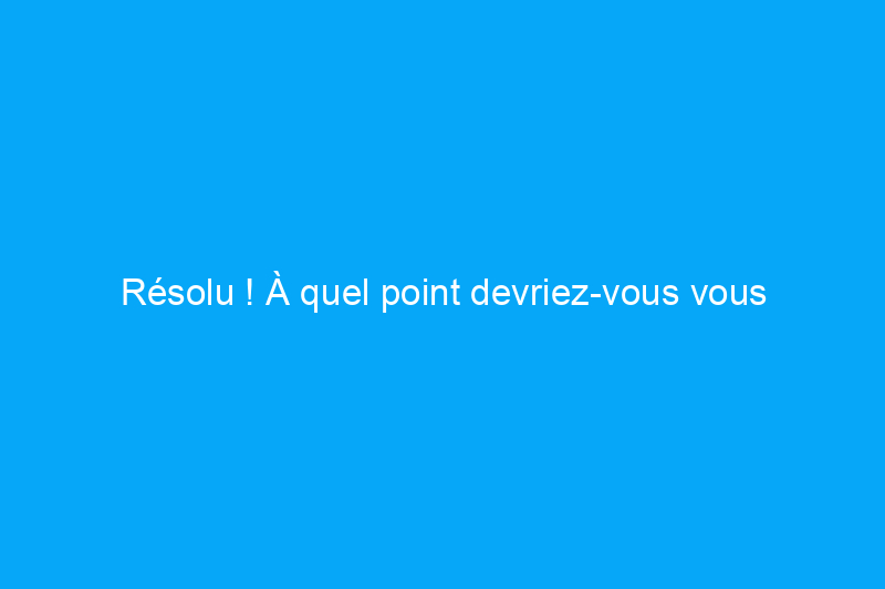 Résolu ! À quel point devriez-vous vous inquiéter des fissures dans les murs