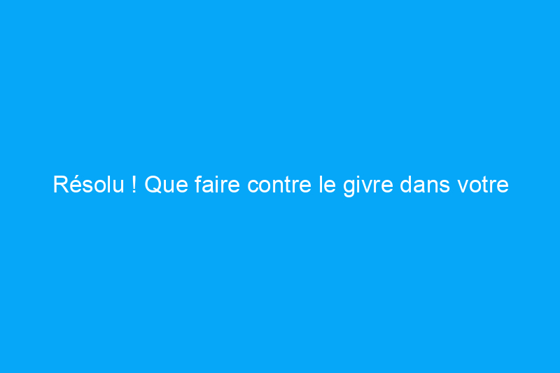 Résolu ! Que faire contre le givre dans votre congélateur