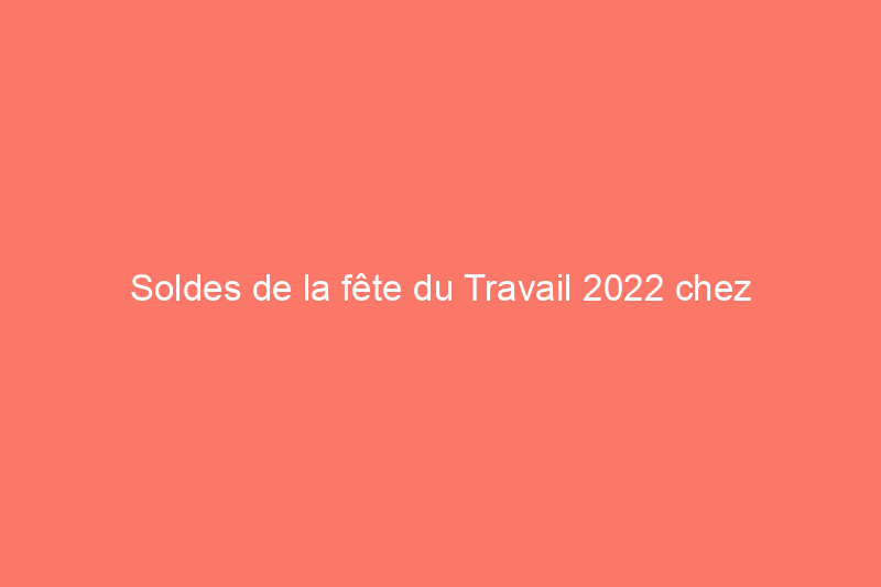 Soldes de la fête du Travail 2022 chez Lowe's : économisez sur les appareils électroménagers, les grils, les outils et plus encore