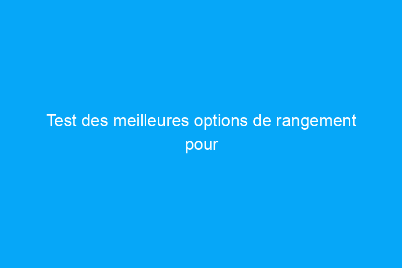 Test des meilleures options de rangement pour jouets de piscine de 2024 pour une terrasse de piscine sans encombrement