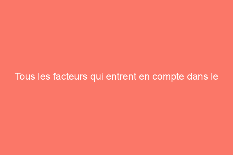 Tous les facteurs qui entrent en compte dans le coût des sols de garage en époxy en 2024