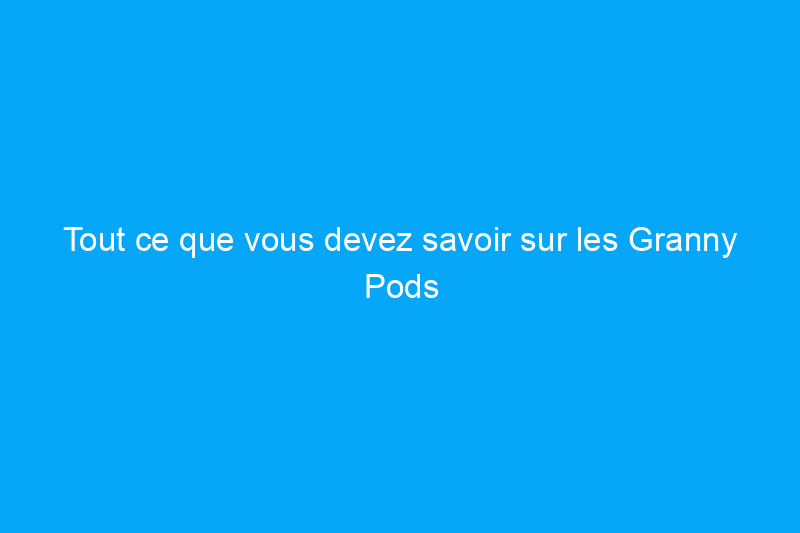 Tout ce que vous devez savoir sur les Granny Pods