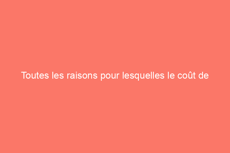 Toutes les raisons pour lesquelles le coût de l'enlèvement du revêtement en amiante vaut la peine d'être payé