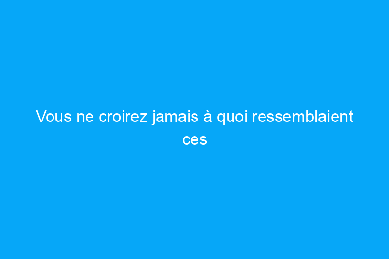 Vous ne croirez jamais à quoi ressemblaient ces 6 maisons étonnantes