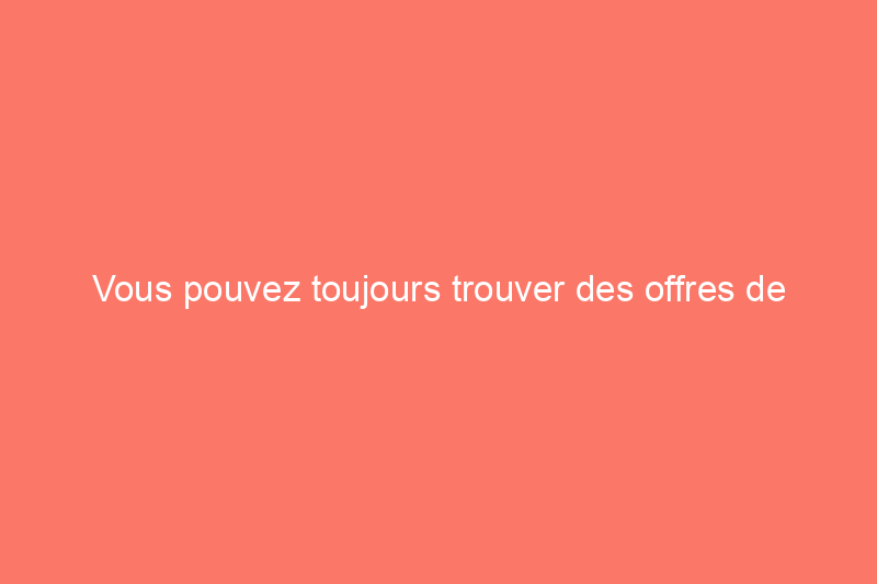 Vous pouvez toujours trouver des offres de tondeuses à gazon sur Ego, Toro et plus encore — jusqu'à $600 de réduction