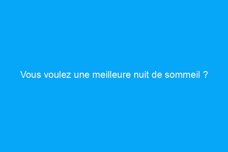 Vous voulez une meilleure nuit de sommeil ? Essayez de dormir comme un Scandinave