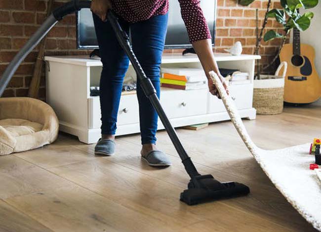 Conseils pour le dépoussiérage Passer l'aspirateur régulièrement