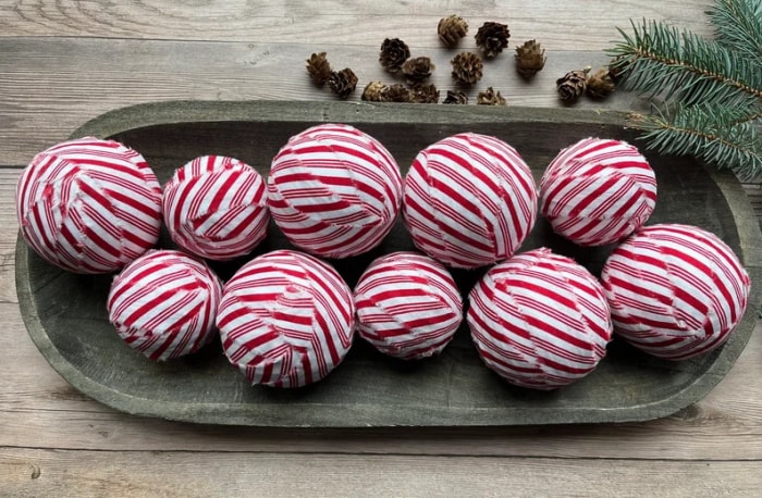 Idées de décoration d'hiver Etsy boules de sucre d'orge