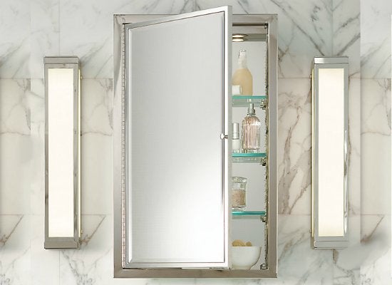 Une salle de bain ennuyeuse ? 7 astuces pour une vieille armoire à pharmacie