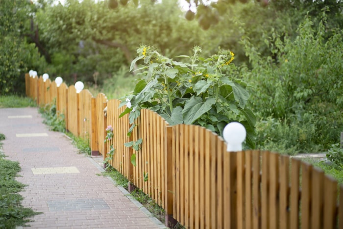 coût de la clôture en mailles de chaîne ou en bois