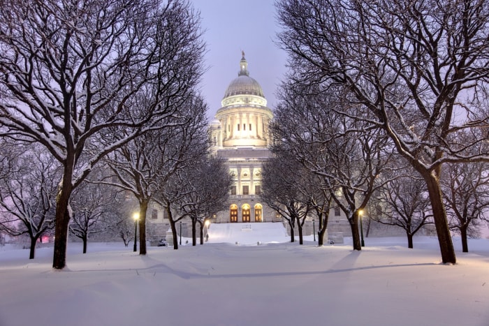 L'hiver à Rhode Island