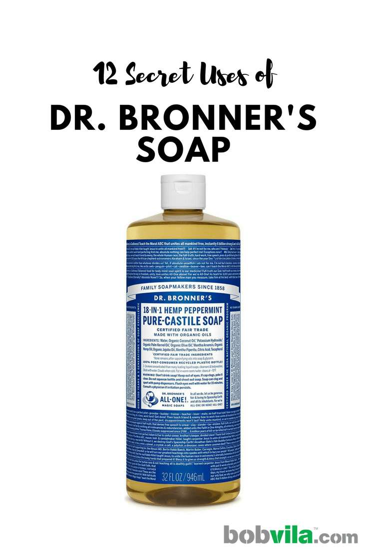 12 utilisations secrètes du savon Dr. Bronner's