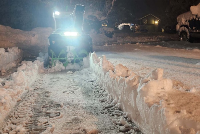 Souffleuse à neige à deux étages EgoSouffleuse à neige à deux étages Ego