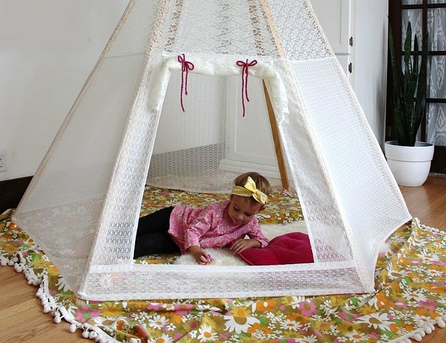 Tipi DIY - Tipi en dentelle