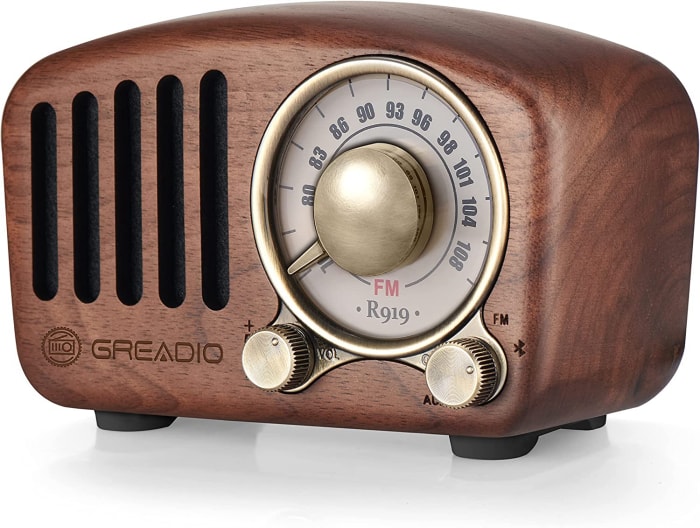 Appareils Amazon comme décoration haut-parleur décoratif radio vintage