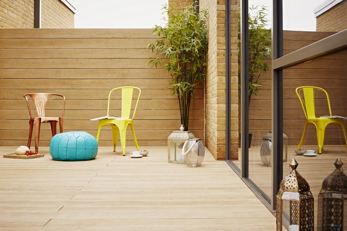 Terrasse en bois composite