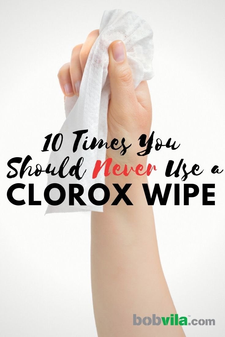 10 fois où vous ne devriez jamais utiliser de lingettes Clorox