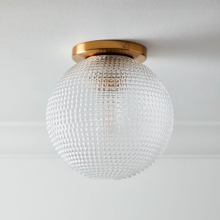 Les meilleurs luminaires de salle de bains : Edie Prismatic Flushmount